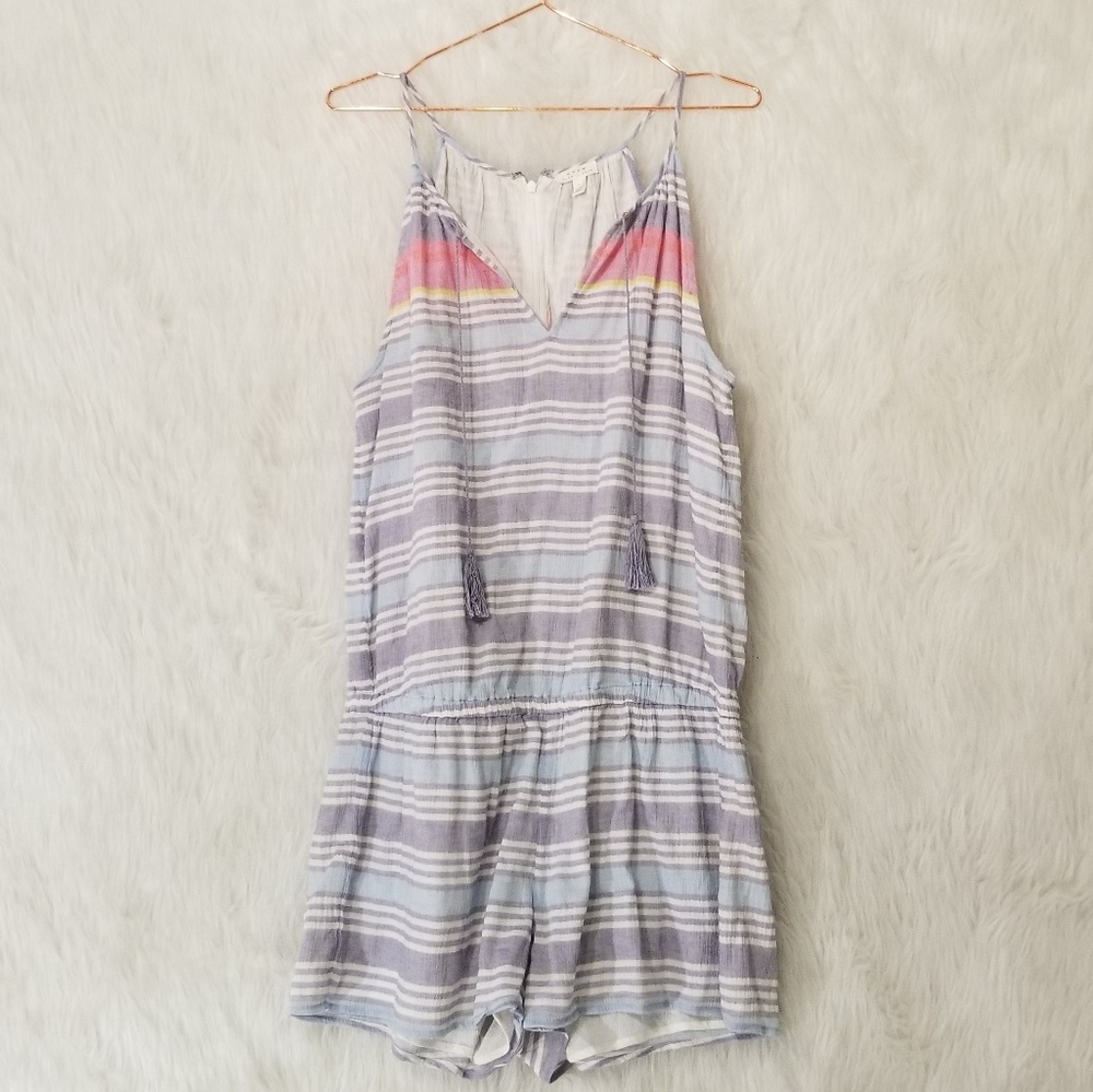Soft Joie Striped Cotton Romper
